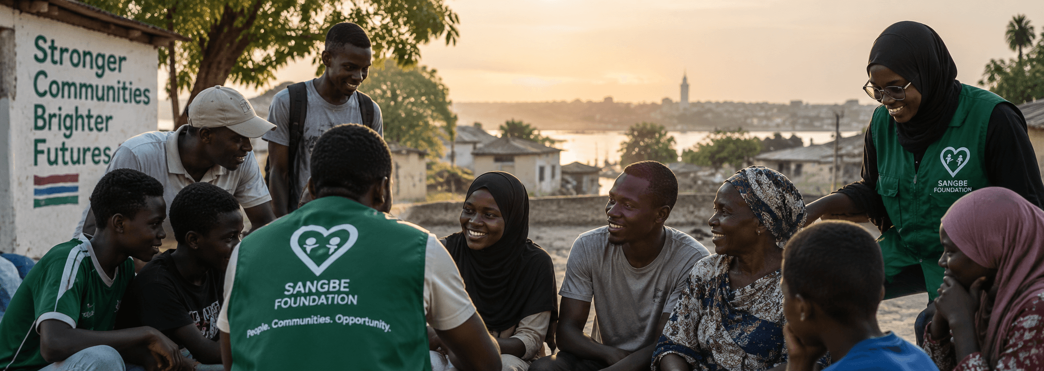 Sangbe Foundation working with communities in The Gambia