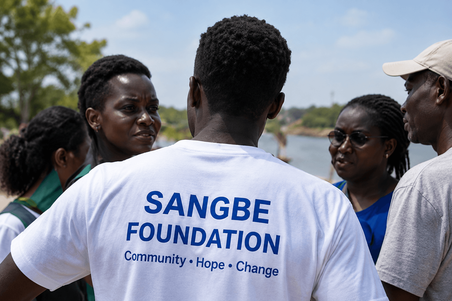 Sangbe Foundation engaging with members of the community